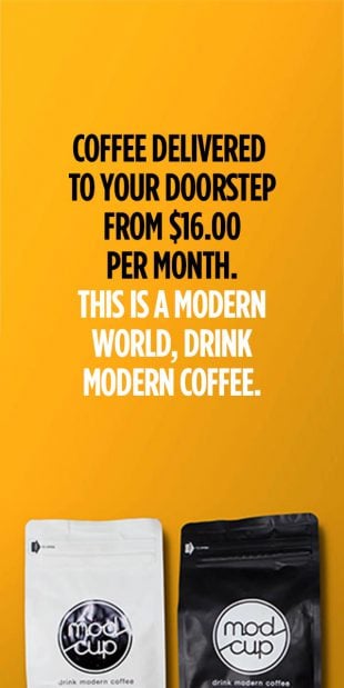 Modcup Coffee Delivered To Your Doorstep