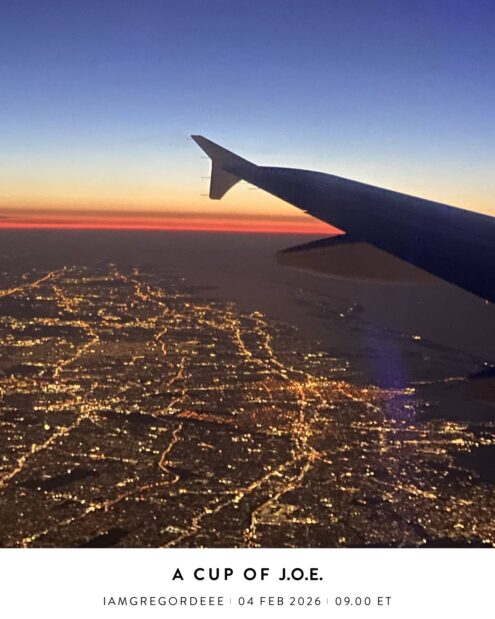 A Cup of J.O.E. with iamgregordeee