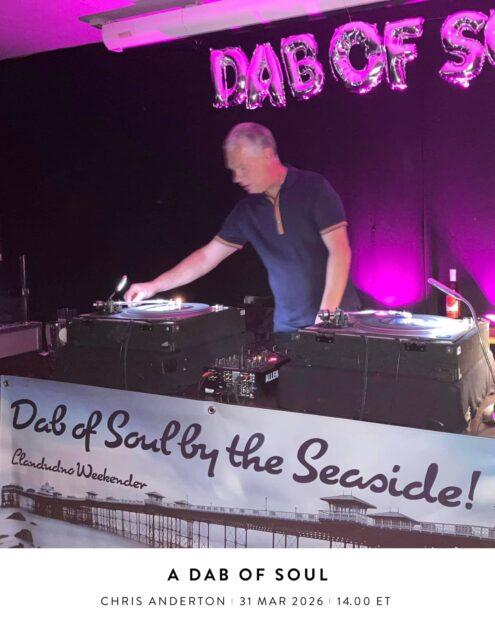 A Dab of Soul with Chris Anderton